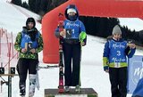 Italijoje – 17-metės Lietuvos kalnų slidininkės rekordas ir vieta ant podiumo