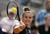 Dar viena „Roland Garros“ staigmena: pernai pusfinalį pasiekusi M.Sakkari šiemet krito jau antrajame rate