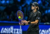 „ATP Finals“ turnyre – niekada nematytas įvykis: duris į pusfinalį atvėrė neigiamas setų santykis 