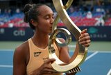 Leylah Fernandez susitvarkė su nei vieno seto iki tol nepralaimėjusia Anna Kalinskaja ir triumfavo WTA turnyre Vašingtone