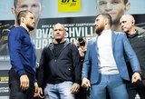 Karšta akistata „UFC 311“ spaudos konferencijoje – M.Dvališvili išvadino U.Nurmagomedovą „šūdo krūva“, „prastu žmogumi“ ir rėžė: „Tikri vyrai nekalba šiukšlių internete“