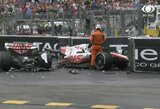M.Schumacheris prabilo apie keistą jausmą avarijos metu, „Haas“ vadovas suabejojo vokiečio ateitimi komandoje
