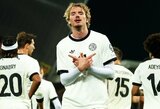 Pasaulio čempionato atranka: Vokietija iškovojo pergalę, be Mbappe žaidusi Prancūzija nesugebėjo įveikti Islandijos 