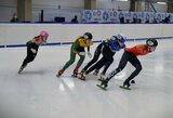 Olimpinių vilčių greitojo čiuožimo trumpuoju taku varžybose Vengrijoje – lietuvių dominavimas