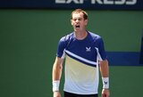 „US Open“: užtikrintas A.Murray‘aus startas, 7 „match pointus“ atlaikęs T.Van Rijthovenas ir istorinė R.Berankio skriaudiko pergalė