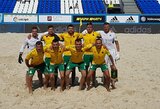 Lietuvos paplūdimio futbolo rinktinė dar sykį pagerino savo poziciją pasauliniame reitinge 