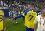 Tęsiasi C.Ronaldo nesėkmės Saudo Arabijoje: per pertrauką užfiksuotas nepatenkintas trenerių štabu, o komanda pralaimėjo taurės pusfinalyje