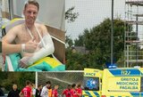 „Sūduvos" vartininkas Ignas Plūkas sezoną baigė anksčiau laiko – susižeidė gindamas baudinį