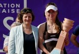 Jokio rankos spaudimo: E.Svitolina po gimdymo iškovojo pirmą WTA turnyro titulą ir visus pinigus paaukojo Ukrainos vaikams