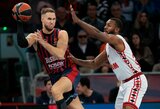 „Baskonia“ su T.Sedekerskiu – sutriuškinti Pirėjuje