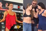 45 kilogramus numetusi Carano ir karjerą baigianti Rousey stojo į paskutinę akistatą
