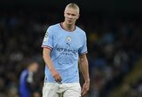 Neįtikėtina: E.Haalandas jau įmušė 1 proc. „Man City“ istorijos įvarčių