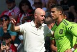 E.ten Hagas neatmetė galimybės, kad C.Ronaldo išvyks