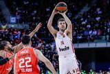 „Hapoel“ nukovęs „Olympiacos“ klubas užsitikrino namų aikštės pranašumą atkrintamosiose