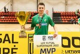 Futsal supertaurės MVP tapęs A.Voskunovičius: „Gal buvome labiau motyvuoti ir geriau pasiruošę rungtynėms“ 