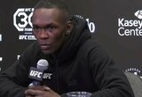 UFC čempionas I.Adesanya prisibijo neprognozuojamo varžovo