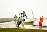 Supermoto lenktynėse Šiauliuose intriga išsilaikė iki paskutinių metrų, tačiau lietuvis nusileido estui
