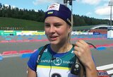 Į Rusiją pabėgusi biatlonininkė išmesta iš Ukrainos rinktinės