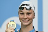 Summer McIntosh pagerino seniausią moterų plaukimo pasaulio rekordą