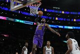 Po didžiosios pertraukos subyrėję „Lakers“ neatsilaikė prieš „Nets“ ekipą