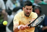 „Tikrai nesu ten, kur norėčiau būti“: Djokovičius turi abejonių dėl savo žaidimo artėjant „Roland Garros“ turnyrui