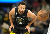 „Warriors“ kitą savaitę tikisi sulaukti sugrįžtančio S.Curry