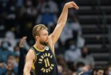 Arti trigubo dublio buvęs D.Sabonis su „Pacers“ suklupo Vašingtone