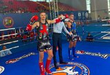 Pasaulio muaythai čempionato pusfinalis: Jasiūnas nokautavo kazachą, į finalą pateko ir Andrijauskas