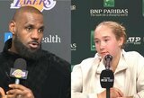 Po rusės prisipažinimo – paties LeBrono žinutė