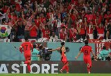 Neįtikėtina: 91-ąją minutę pergalę prieš Portugaliją išplėšusi Pietų Korėja įšoko į Pasaulio taurės atkrintamųjų traukinį 