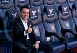 Xavi įvardijo žvaigždę, kurios nenori matyti „Barcelonos“ komandoje