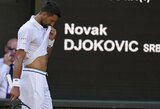 Federerio prognozė nepasitvirtino – Vimbldono pusfinalyje Sinneris užbaigė Djokovičiaus žygį