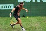 S.Tsitsipas prieš Vimbldono startą pralaimėjo D.Lajovičiui, C.Ruudas iškovojo pergalę