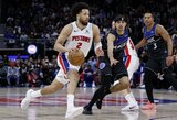 „Pistons“ rekordą pagerinęs Cunninghamas sušvelnino serijos rezultatą