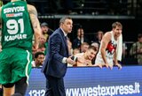 „Baskonia“ gali atsisveikinti su treneriu Galbiati