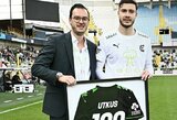 100-ąsias rungtynes „Cercle“ gretose Utkus pažymėjo įvarčiu