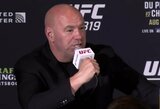 „Būsime jūsų didžiausi priešai“: UFC prezidentas prakalbo apie lažybų skandalą ir papasakojo, kaip viskas klostėsi
