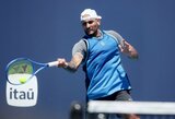 Nickas Kyrgiosas jaučia didelį spaudimą prieš „lyčių mūšio“ mačą su Aryna Sabalenka