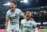 Po nelengvos pergalės „Inter“ sugrįžo į „Serie A“ viršūnę