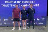 Lietuviai užbaigė Europos jaunimo stalo teniso čempionatą