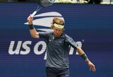 „US Open“ turnyre – pasibaigusi penkto šimtuko žaidėjo pasaka ir neatlaikę Rubliovo nervai