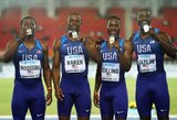 Be U.Bolto likusi Jamaikos rinktinė patyrė fiasko, pasaulio čempionais tapo JAV sprinteriai