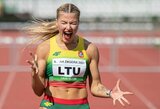 Su lengvosios atletikos žvaigždėmis lenktyniavusi M.Morauskaitė „auksinio“ lygio varžybas baigė ketvirta