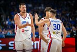 Serbijos krepšininkai neparodė jokio pasigailėjimo estams