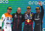 Silverstone – M.Verstappeno pergalė, ilgai lauktas „McLaren“ podiumas ir „Ferrari“ taktinės klaidos
