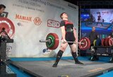 Domantas Barauskas buvo netoli Europos jaunių jėgos trikovės čempionato medalio