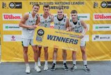 Panevėžyje – Lietuvos vaikinų 3x3 krepšinio rinktinės triumfas