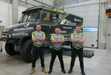 Į Dakarą lietuvių trijulė keliaus atnaujintu sunkvežimiu ir nauju vardu