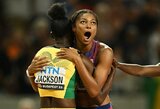 Pasaulio čempionate – 35 metus gyvuojančio rekordo vos nepagerinusi Sh.Jackson ir N.Lyleso dublis