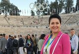 LTOK prezidentė D.Gudzinevičiūtė dalyvavo olimpinės ugnies perdavimo ceremonijoje Atėnuose